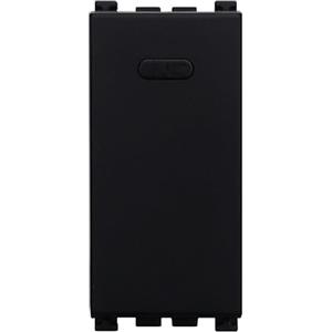 ZOREI 1 Pezzo Interruttore 1P 16A Unipolare, Compatibile Con Vimar Arkè, Colore Nero