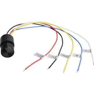 ZOREI Micro Pulsante Illuminazione LED RGB Dimmer CCT con Memoria 12-24VDC, Corrente 3A/CH, IP65, Interruttore Controllo Versatile dell'Illuminazione con Doppio Click, Triplo Click e Rotazione del Pulsante