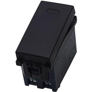 ZOREI 1 Pezzo Pulsante 10A, Compatibile Con Vimar Arkè, Colore Nero