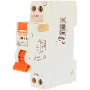 A2ZWORLD Interruttore Magnetotermico Differenziale, RCBO 1P+N C25 25A, Tipo AC Curva C 30mA 6000A, Salvavita Slim Da 1 Modulo DIN, 2 Poli 220V