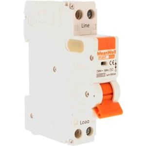 A2ZWORLD Interruttore Magnetotermico Differenziale, RCBO 1P+N C16 16A, Tipo AC Curva C 30mA 6000A, Salvavita Slim Da 1 Modulo DIN, 2 Poli 220V