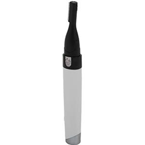 ANGGREK Depilatore Elettrico, ANGGREK Rasoio per Sopracciglia Ricaricabile Epilatore a Forma di Rossetto Dispositivo per la Rimozione dei del Viso Trimmer per Braccia e Gambe(Bianco)
