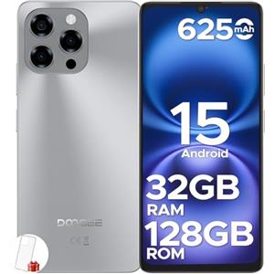 DOOGEE Note 58 Smartphone Android 15, 6250mAh 32GB+128GB/2TB TF Cellulari, 6.75