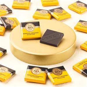 Venchi - Granblend Extra Fondente Barricato 80%, 1 kg - Cioccolatini con Miscele di Cacao Selezionate - Senza Glutine - Vegano