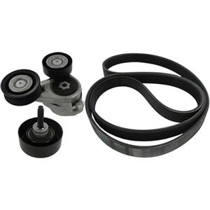 SKF VKMA 34110 Kit Multi-V: Cinghia Multi-V, Tendicinghia e Pulegge per Riparazioni Complete