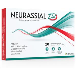 MèDISIN Neurassial Dol - Integratore Alimentare per il Benessere del Sistema Nervoso, 20 Compresse Deglutibili a Rilascio Modificato