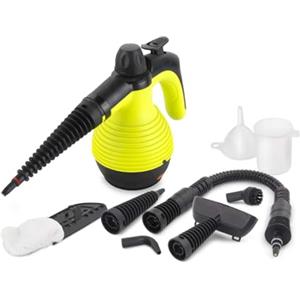 Wintem Pulitore a Vapore Portatile 1050W - Pistola a Vapore per Pulire con 7 Accessori, Vaporetto per Divani, Tessuti, Vetri e Superfici, Serbatoio 350 ml, Disinfezione a 100°C
