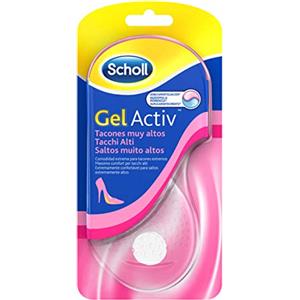Scholl Solette Gel Activ, Solette Donna per Tacchi Alti, Azione Ammortizzante e Antiscivolo, Confezione da 1 Paio