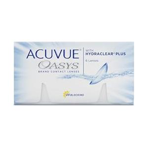 ACUVUE OASYS con tecnologia HYDRACLEAR PLUS - Lenti a contatto quindicinali - Protezione UV;-5.25 diottrie; BC 8.4; DIA 14.00; 6 lenti
