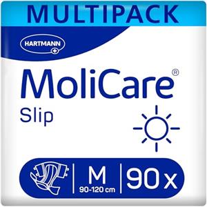 MoliCare Slip Day: Pannoloni mutandina per una protezione affidabile durante il giorno in caso di incontinenza severa, taglia M (circonferenza fianchi 80-120 cm), 3 x 30 pezzi (90 pezzi)