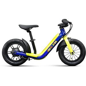 VR46 Motor Bike, Bici Unisex Bambino, Blu e Giallo, Taglia Unica