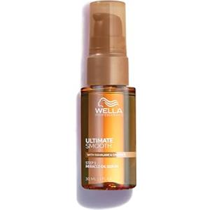 Wella Professionals Ultimate Smooth Miracle Oil Serum - Olio Capelli con Squalano e Omega 9 - Anticrespo per Capelli Secchi, Opachi e Crespi (30ml)