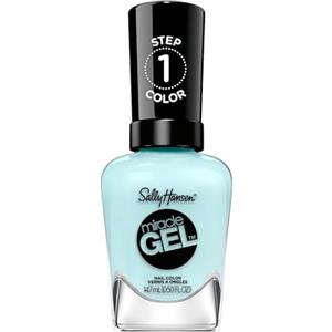 Sally Hansen Smalto Miracle Gel - Grand Cyan, Anti-scheggiature, Ultra brillante, Facile da applicare, 14,7 ml