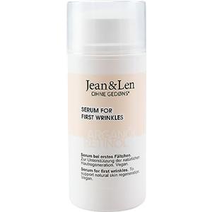 Jean & Len Siero Rigenerante all'Olio di Argan e Retinolo, per le prime rughe, favorisce la naturale rigenerazione della pelle, si assorbe rapidamente, senza parabeni e siliconi, vegan, 30 ml