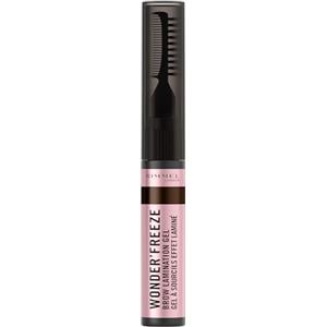 Rimmel London Rimmel Wonder'Freeze Brow Lamination Gel, 003 Medium Brown, Cera Sopracciglia, Sopracciglia Scolpite, Non-Appiccica, Veloce e Pulito, Leggero, Formula Vegana, 6g