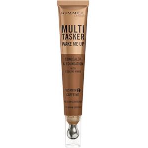 Rimmel London Rimmel Multi-Tasker Wake Me Up, 110 Warm Coconut, Correttore & Fondotinta, Illumina, Corregge, Copertura modulabile, Finish Radioso, Formula Vegana, 20ml