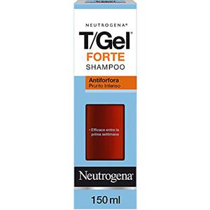 Neutrogena Shampoo Antiforfora T/Gel Forte Prurito Intenso, Shampoo uomo per capelli secchi contro il prurito, Shampoo anti-forfora senza alcol, 150 ml