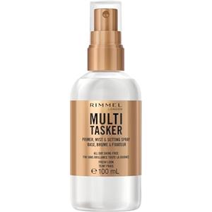 Rimmel London Primer Rimmel Multi-Tasker, Mist & Setting Spray, Finish luminoso e naturale, Prepara l'incarnato, Rinfresca la pelle, Potere fissante tutto il giorno, Formula vegana, 100 ml
