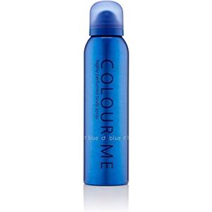 COLOUR ME Blue 150 ml Spray corpo Profumo da uomo, Fragranza di lusso - Dopobarba da uomo, Persistente Fragranza di Milton-Lloyd, 150ml