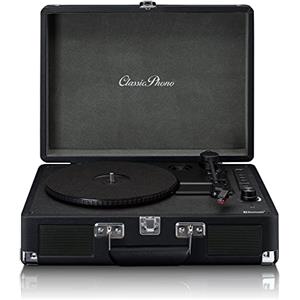 Lenco Classic Phono TT-115 Giradischi - Giradischi - Bluetooth - USB - 3 velocità - registrazione diretta su USB senza PC - trasmissione a cinghia - nero
