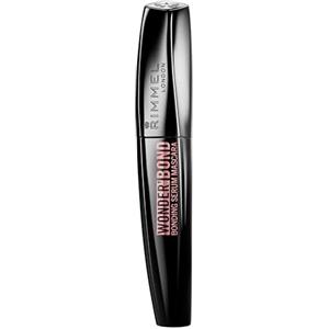 Rimmel London, Wonder Bond, 001 Black, Mascara, Mascara allungante, Mascara Siero riparatore, Zero sbavature, Zero grumi, Rinforza la struttura delle ciglia, 11 ml