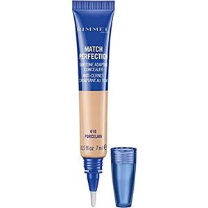 Rimmel London Correttore Liquido Match Perfection, Media Coprenza per Occhiaie e Imperfezioni del Viso, 010 Ivory, 7 ml