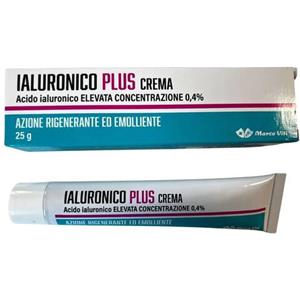Marco Viti Ialuronico Plus Crema 25 g - Idratazione Profonda e Rigenerante con Acido Ialuronico 0,4%