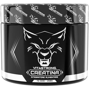 Vitastrong. Creatina Monoidrata Creapure Vitastrong, Creatina Pura 3000mg/Dose, Pre Workout, Intra Workout e Post Workout, 120 Creatina Compresse, Alternativa a Creatina Capsule e Creatina in Polvere, Senza OGM