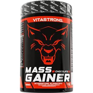 Vitastrong. Mass Gainer Vitastrong, 30% Proteine in Polvere Alto Contenuto Calorico, Maltodestrine, Cluster Dextrin, 3g Creatina Monoidrata Polvere, Massa Muscolare Uomo & Donna Alta Qualità, Weight Gainer