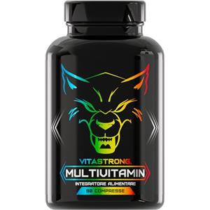 Vitastrong. Multivitaminico Completo Vitastrong Qualità Premium, 13 Vitamine Essenziali ad Alto Dosaggio, Multivitaminico Uomo e Donna Made in Italy, Integratore Multivitaminico Puro e Certificato, Multivitamin