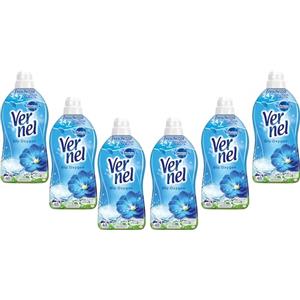 Vernel Blu Oxygen Ammorbidente Lavatrice Concentrato Profumato, Intensa Freschezza e Morbidezza, 6 confezioni x 48 Lavaggi, totale 288 lavaggi