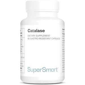 Supersmart Catalasi - Anti-capelli bianchi - Antietà - Limita i capelli bianchi - Ripristino del colore naturale - Vegano - Senza glutine - 60 capsule - Supersmart