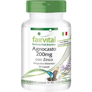 Fairvital | Agnocasto 200mg con Zinco - 90 Capsule