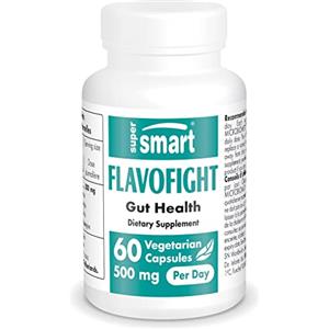 Supersmart Flavo Fight 250mg brevettato (MicrobiomeX®) - Combatte l'infiammazione e a ottimizzare il sistema digestivo - Flavonoidi e microbiota - Standardizzato all'80% di esperidina - Supersmart