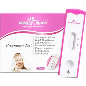 Easy@Home 5 Test di Gravidanza HCG Cassetta : Alta Sensibilità 10 mIU/mL - Risultati Rapidi in 5 Minuti