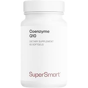 Supersmart Coenzima Q10 (CoQ10) - Aiuta la salute cardiovascolare - Contiene vitamina E (D-alfa-tocoferolo) - In forma oleosa per una biodiversità ottimale - SuperSmart