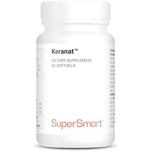 Supersmart Keranat ™ - Salute dei capelli e del cuoio capelluto - Anticaduta - Arricchito con zinco e biotina (vitamina B8) - Aiuta a mantenere il normale metabolismo - Ingredienti naturali - SuperSmart