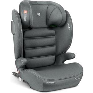 Kikka Boo KikkaBoo i-Track Seggiolino Auto 15-36 kg ISOFIX i-Size, Gruppo 2-3 da 3.5 a 12 Anni, Protezione Laterale SPS, Poggiatesta Regolabile 12 Posizioni, Grigio