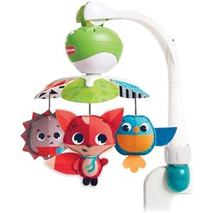 Tiny Love Take A Long Mobile, 3 in 1 Giostrina Culla Neonato Musicale Portatile, 0+ Mesi, Gioco Passeggino Neonato, 3 Attacchi Universali, 30 Minuti Musica, Collezione Meadow Days
