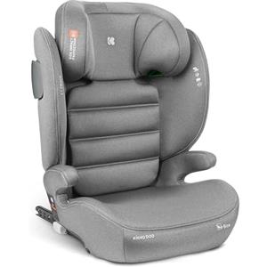 Kikka Boo KikkaBoo i-Track Seggiolino Auto 15-36 kg ISOFIX i-Size, Gruppo 2-3 da 3.5 a 12 Anni, Protezione Laterale SPS, Poggiatesta Regolabile 12 Posizioni, Grigio chiaro
