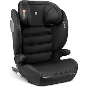 Kikka Boo KikkaBoo i-Track Seggiolino Auto 15-36 kg ISOFIX i-Size, Gruppo 2-3 da 3.5 a 12 Anni, Protezione Laterale SPS, Poggiatesta Regolabile 12 Posizioni, Nero