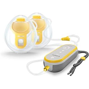 Medela Freestyle Hands-free Tiralatte Elettrico Doppio con Coppe Indossabili, Portatile e Discreto, Compatibile con App