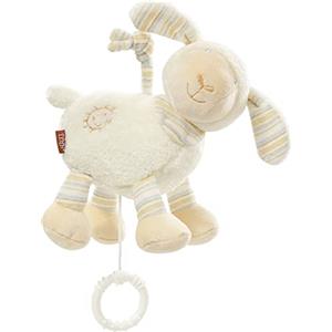 Fehn Carillon Fehn, pecorella che aiuta a dormire, peluche con una dolce melodia dormire ''Buonasera, buonanotte'', giocattolo in viaggio e casa, per neonati bambini piccoli