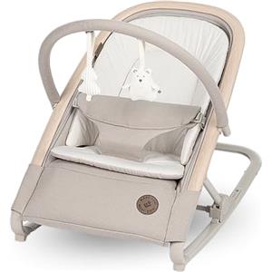 Maxi-Cosi Kori Sdraietta Neonati in Tessuto con Arco Gioco, 0-2 anni, 15 kg, Sdraietta Pieghevole, 3 Posizioni di Reclinabile, Chiusura Compatta Cinture Easy-in, Chiusura Compatta, Classic Beige
