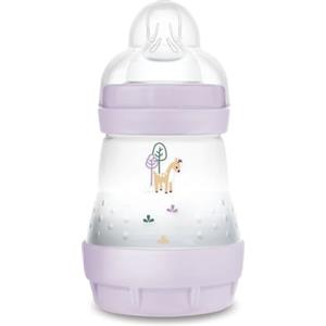 MAM Biberon Easy Start per Bambini di 0-2 Mesi, 160 ml con Tettarella Flusso 1 per 0+ mesi in Silicone SkinSoft, 160ml, Bio-circolare, Lilla