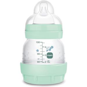 MAM Biberon Easy Start Anticolica, con Tettarella in Silicone SkinSoftTM, 0+ Mesi, 130 ml, Verde