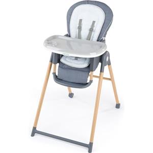 Ingenuity, Seggiolone Proper Positioner Deluxe - seggiolone convertibile 7 in 1, gambe stampate in finto legno, unisex, 0-36 mesi