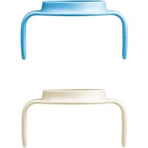 MAM Hold my Cup Day & Night, Manici che si Illuminano al Buio, Compatibili con Tazze, Antiscivolo ed Ergonomici, 4+ Mesi, Azzurro e Neutro
