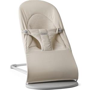 BabyBjörn Sdraietta Balance Soft, Tessuto/Jersey, Tri-Fabric, Beige chiaro.