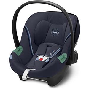 CYBEX Gold Seggiolino Auto Aton S2 i-Size, Dalla Nascita a circa 24 Mesi, Max. 13 kg, Con Riduttore per Neonato, Compatibile con SensorSafe, Ocean Blue